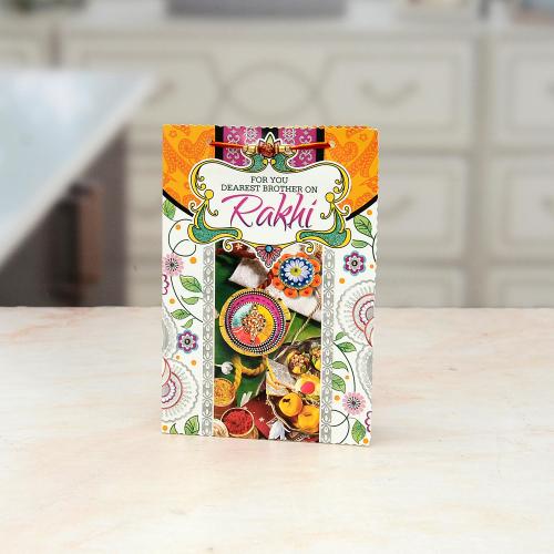 Dearest Brother Rakhi Greeting Card