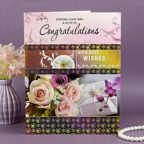 Rosy Wedding Day Card
