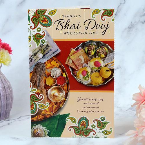 Happy Bhai Dooj Greetings Card