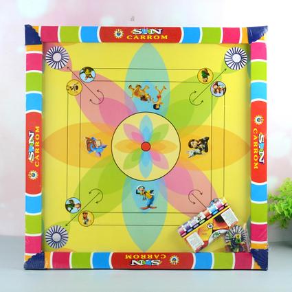 2 in 1 Carrom Board & Snake Ladder