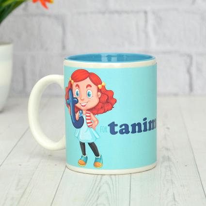 Inner Sky Blue Mug for Girl