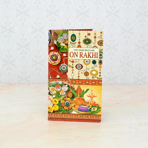 For Dear Brother Rakhi Greeting Card