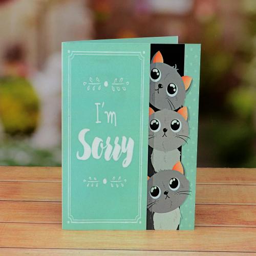 Cute I Am Sorry Greeting Card