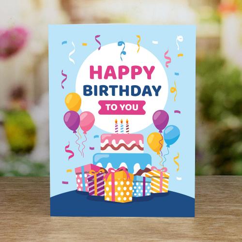 Custom Birthday Card - Sister